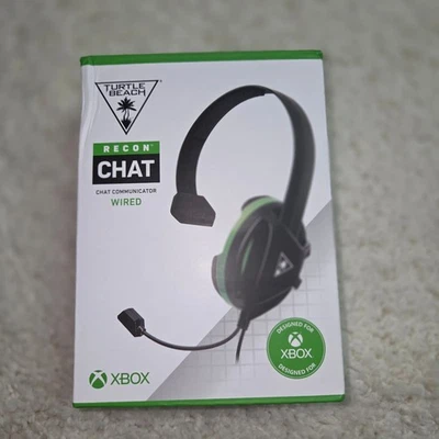 Auriculares para juegos Turtle Beach Recon Chat con cable verdes para Xbox Foto 1 de 4