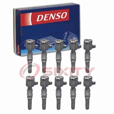 10 pc Denso Direct Ignition Coils for 1997-2002 Ford E-350 Econoline Club qc - Image 1 of 4