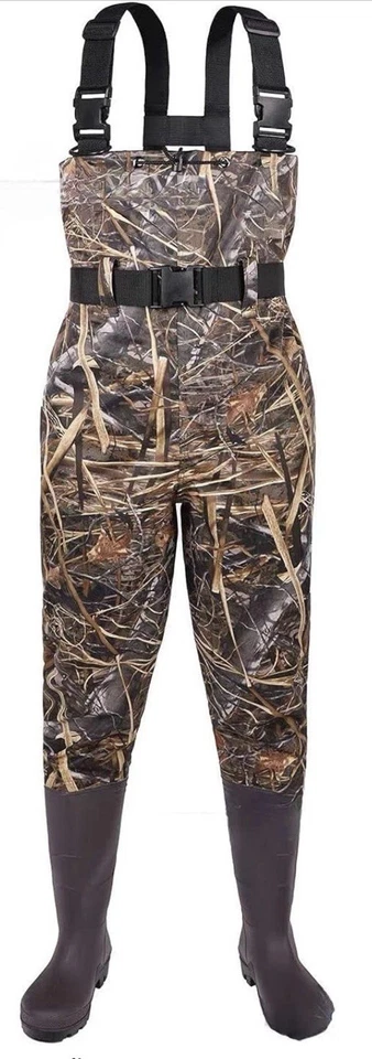 Nenuka Bionic Zippered Duck Camouflage Men’s Chest Waders New - Image 1 of 1