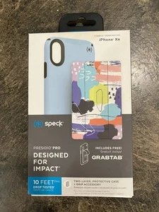 Speck Presidio Pro Designed For Impact GrabTab Case für Apple iPhone XR Blau T6 - Bild 1 von 2