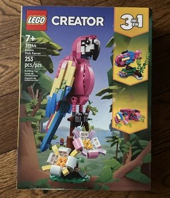 Lego Creator 3 in 1 Exotic Pink Parrot 31144 NEW SEALED BOX NSB