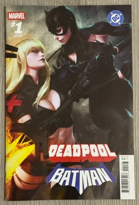 Marvel/DC: Deadpool/Batman #1 Artgerm Variant - Picture 1 of 2