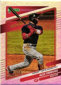 2021 Donruss #73 Alex Verdugo Career Stat Line #/458 - Picture 1 of 2