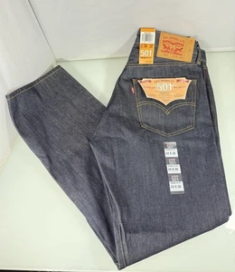 Jeans uomo Levi's Original 501 34x30 restringenti gamba dritta bottone mosca nuovo con etichette - Foto 1 di 12