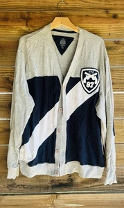 TFG Triple F.A.T. Goose Men's Cardigan Sweater XXL Elbow Patches PREPPY Fall - Picture 1 of 7