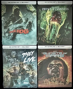 JOHN CARPENTER 4K UHD BLU-RAY HORROR STEELBOOK BUNDLE FOG/ THEY LIVE /GHOST MARS - Bild 1 von 22