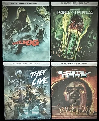 JOHN CARPENTER 4K UHD BLU-RAY HORROR STEELBOOK BUNDLE FOG/ THEY LIVE /GHOST MARS - Image 1 of 4