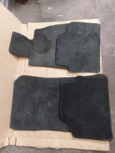 Genuine BMW E90 E91 E92 E93 Interior Car Mats Black Carpets Velour Set RHD Used - Picture 1 of 3