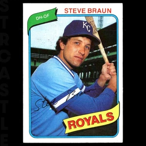 1980 Topps Steve Braun #9 Kansas City Royals ⚾ Baseballkarte - Bild 1 von 3