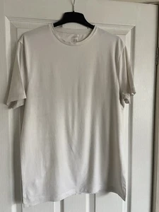 River island White Muscle Fit T Shirt Size L - Picture 1 of 4