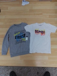 Primark BNWT Boys Gamer Jumper. Used. T - Shirt Age 10-11 Years - Picture 1 of 6