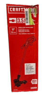 New! Craftsman Corded String Trimmer Edger 3.5 Amp 12” CMEST900 - Image 1 of 2