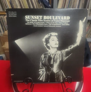 SUNSET BOULEVARD CLASSIC FILM SCORES OF FRANZ WAXMAN  ULTRASONIC CLEAN VG+ - Picture 1 of 11