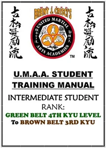Neu 4. KYU grüner Gürtel Handbuch AUF CD Kosho Kempo Ju Jitsu CRISCI JUCNIK MITOSE - Bild 1 von 5