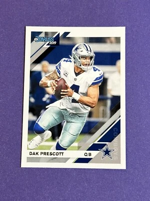 2019 Panini Donruss Dak Prescott #73 Dallas Cowboys (W) - Image 1 of 2