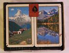 Finest Swiss Playing Cards 2 Sealed Decks Mountain River Lake Trees Vintage
