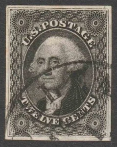 Scott #17 vz/sup gebraucht 12 Cent 1851-57 1847_01-13 - Bild 1 von 2