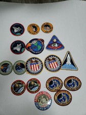 Vintage NASA Patches, Button Lot (18)