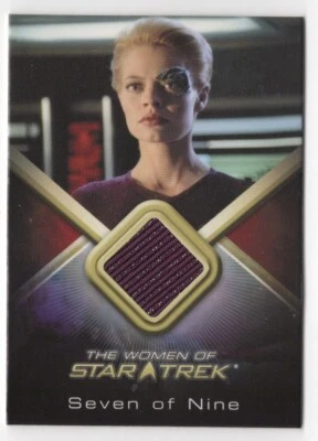 Jeri Ryan als Sieben von neun 2010 Frauen von Star Trek Kostümkarte Voyager WCC8 - Bild 1 von 2