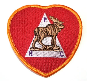 1980s Royal Order Of The Moose HFC Red Cloth Patch New NOS - Picture 1 of 3