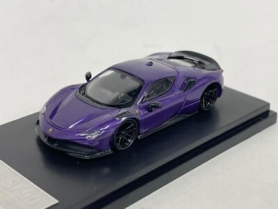 Modello Fine 1/64 Di Novitec SF90 Coupe In Viola 599 Pezzi Diecast 64-006 - Immagine 1 di 4