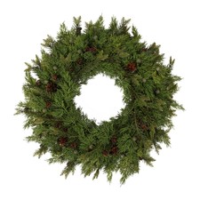 Artificial Zypressenkranz With Pine Cone 58 CM