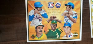 1993 UPPER DECK COMMEMORATIVE SHEET METS GROTE MILLAN GARRETT BLUE WILLIAMS SGA - Picture 1 of 1