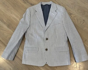Nordstrom 3-Piece Seersucker Suit for Boys Size 7 - Picture 1 of 8