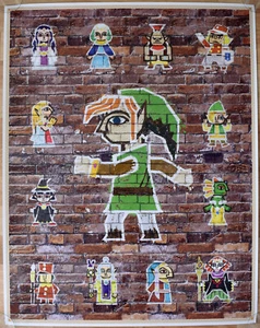 The Legend of Zelda: Link Between Worlds 22" x 28" Club Nintendo Promo Poster #1 - Picture 1 of 1