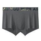 Premium Quality Men's Cotton Boxer Brief Middle Waist Panties Lingerie Shorts