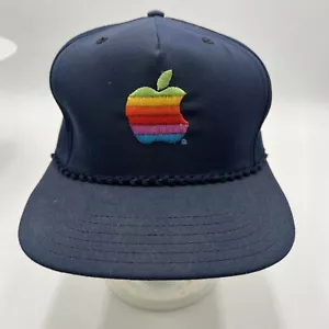 Vintage Apple Computers Macintosh Mac Snapback Hat Cap Made In USA EUC!! - Bild 1 von 11