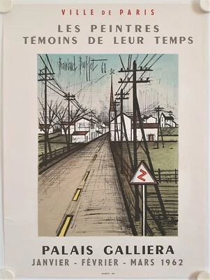 Affiche BERNARD BUFFET 1962 Exposition Palais Galliera Paris - Mourlot - Photo 1/4