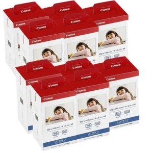 30 Ink 1080 Photo Paper Compatible for Canon KP-108IN Selphy CP1300 CP1200 CP910 - Picture 1 of 2