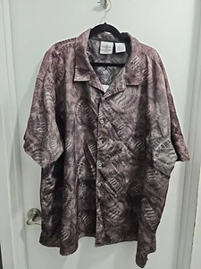 Vintage Rocawear Shirt Mens 4xl All Over Print Short Sleeve Button Up Y2k - Picture 1 of 9