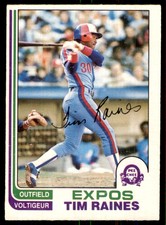 1982 O-Pee-Chee Tim Raines Montreal Expos #70