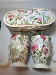 Leonardo Floral Bouquet 2 Fine China Geschenkbox Tassen - Bild 1 von 4