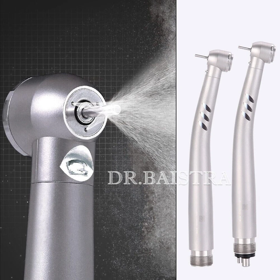 Dental E-generator LED High Speed Ceramic Torque Head Handpiece Push Button 2/4H - Image 1 of 4