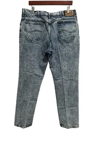 Vintage Lee Acid Wash Jeans Made in USA Men’s Size 38 X 30 - Picture 1 of 10