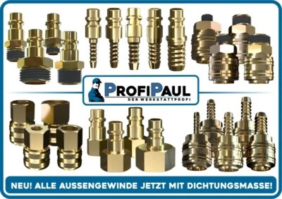 PROFIPAUL Druckluft >>Kupplung >>Stecknippel >>Schnellkupplung >>Stecker IG AG