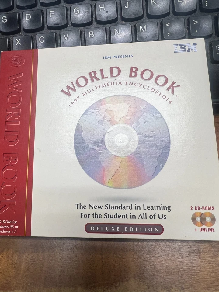 WORLD BOOK 1997 Multimedia Encyclopedia Deluxe Edition 2 CD-ROMS WIN 95/3.1 - Image 1 of 1