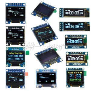 0.91/0.95/0.96/0.66/1.3inch OLED LCD LED Display Module IIC I2C/SPI For Arduino - Picture 1 of 32