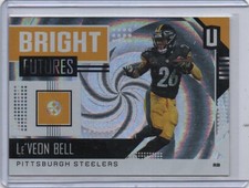 2018 Panini Unparalleled Le’Veon Bell Bright Futures Whirl Parallel #044/100