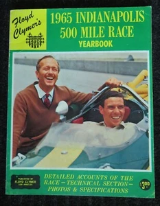 1965 Clymer Indy 500 yearbook Jim Clark Colin Chapman 212 pages photos stories - Picture 1 of 12