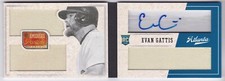 2013 America's Pastime Evan Gattis Rookie Auto Relic Booklet /99 Braves Astros