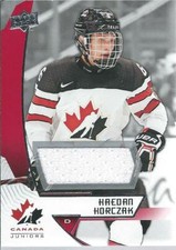  2019-20 Upper Deck Team Canada Juniors KAEDAN KORCZAK #17 Jersey