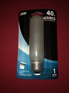 FEIT Electric BP40T10/IF Frost Tubular Bulb 40 W 120 Volt T10 Standard Base - Picture 1 of 2
