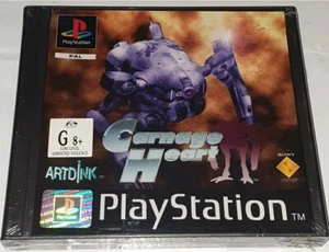 Carnage Heart - PlayStation 1 / PS1 game - 1996 BRAND NEW FACTORY SEALED - RARE - Picture 1 of 7