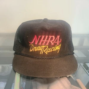 Vintage NHRA Drag Racing Sport Service Top Eliminator Black Snapback RARE - Bild 1 von 9