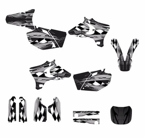 2003 2004 2005 YZ250F YZ450F Graphics decal sticker kit #3500-Gray Metal - Picture 1 of 2