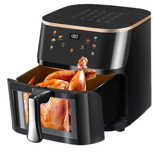 XXL Heißluftfritteuse 9L Fritteusen Friteuse Heißluft Air Fryer 1800W ohne Öl - Bild 1 von 15